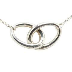 ティファニー ダブルループ ネックレス SV925 シルバー レディース TIFFANY&Co. 【中古】