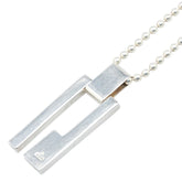 グッチ Gロゴ プレート ネックレス SV925 シルバー レディース GUCCI 【中古】