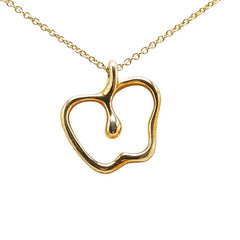ティファニー アップル ネックレス K18 ゴールド レディース TIFFANY&Co. 【中古】