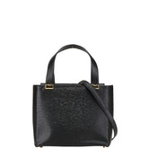 サルヴァトーレフェラガモ ハンドバッグ ショルダーバッグ 2WAY EE-21 9331 ブラック レザー レディース Salvatore Ferragamo 【中古】