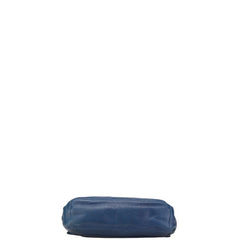 トリーバーチ チェーン ショルダーバッグ ブルー レザー レディース Tory Burch 【中古】