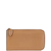 バーバリー ロゴ 長財布 ブラウン レザー レディース BURBERRY 【中古】