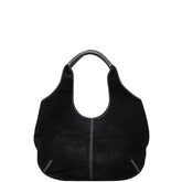 サルヴァトーレフェラガモ ワンショルダーバッグ ブラック スウェード レザー レディース Salvatore Ferragamo 【中古】