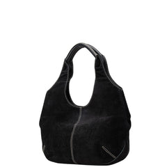 サルヴァトーレフェラガモ ワンショルダーバッグ ブラック スウェード レザー レディース Salvatore Ferragamo 【中古】