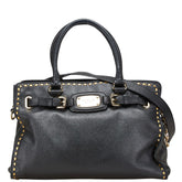 マイケルコース ハンドバッグ ショルダーバッグ2WAY ブラック レザー レディース Michael Kors 【中古】