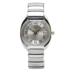 エルメス エスパス 腕時計 ES2.210 クオーツ シルバー文字盤 ステンレススチール レディース HERMES 【中古】