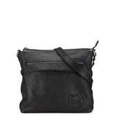 グッチ インターロッキングG ショルダーバッグ 322059 ブラック レザー レディース GUCCI 【中古】