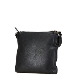 グッチ インターロッキングG ショルダーバッグ 322059 ブラック レザー レディース GUCCI 【中古】