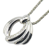 サンローラン ネックレス シルバー メタル ラインストーン レディース SAINT LAURENT 【中古】