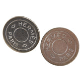 エルメス セリエ イヤリング シルバー メタル レディース HERMES 【中古】