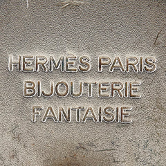 エルメス セリエ イヤリング シルバー メタル レディース HERMES 【中古】