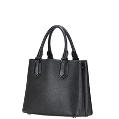 マイケルコース ロゴ ハンドバッグ ショルダーバッグ 2WAY ブラック レザー レディース Michael Kors 【中古】