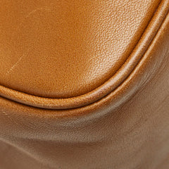 ヴァレンティノ Vロゴ 斜め掛け ショルダーバッグ ブラウン レザー レディース VALENTINO 【中古】