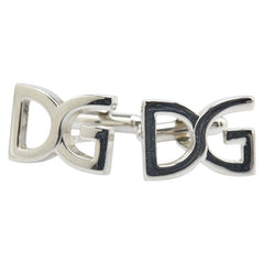 ドルチェアンドガッバーナ DGロゴ カフス シルバー メタル メンズ DOLCE&GABBANA 【中古】
