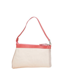 アンテプリマ ロゴ ショルダーバッグ ベージュ ピンク レザー レディース ANTEPRIMA 【中古】