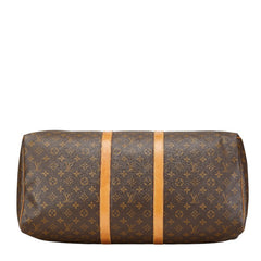 ルイ ヴィトン モノグラム キーポル55 ボストンバッグ トラベルバッグ 旅行用バッグ M41424 ブラウン PVC レザー レディース LOUIS VUITTON 【中古】