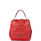 ルイ ヴィトン モノグラム アンプラント メティス ハンドバッグ M40811 レッド レザー レディース LOUIS VUITTON 【中古】