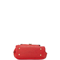 ルイ ヴィトン モノグラム アンプラント メティス ハンドバッグ M40811 レッド レザー レディース LOUIS VUITTON 【中古】