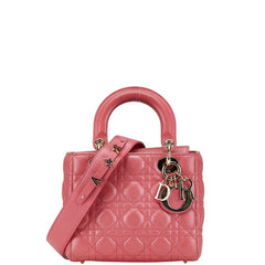 ディオール カナージュ レディディオール ハンドバッグ ショルダーバッグ 2WAY ピンク レザー レディース Dior 【中古】