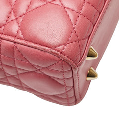 ディオール カナージュ レディディオール ハンドバッグ ショルダーバッグ 2WAY ピンク レザー レディース Dior 【中古】