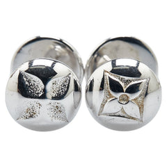 ルイ ヴィトン タイガ ブトン ドゥ マンシェット ケース付き カフス M30976 グリーン SV925 シルバー レザー メンズ LOUIS VUITTON 【中古】