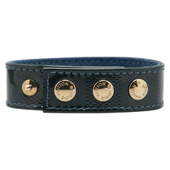 ルイ ヴィトン ダミエ ヴェルニ 2001年 札幌店限定 ブレスレット グリーン パテントレザー レディース LOUIS VUITTON 【中古】