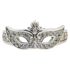 ジャスティンデイビス J.D.×H.U 仮面 マスク モチーフ マーベル リング 指輪 SV925 シルバー レディース Justin Davis 【中古】