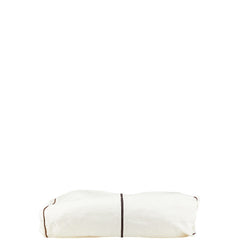 エルメス ガーメントケース スーツカバー アイボリー ブラウン キャンバス レディース HERMES 【中古】