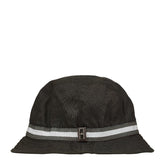 グッチ ロゴ金具 バケットハット サイズ:M カーキ グレー ナイロン ポリアミド レディース GUCCI 【中古】