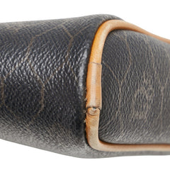 ディオール ロゴ 斜め掛け ショルダーバッグ ブラック ブラウン PVC レザー レディース Dior 【中古】