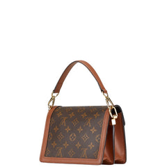 ルイ ヴィトン モノグラム リバース ドーフィーヌ ロックXL ハンドバッグ ショルダーバッグ 2WAY M46537 ブラウン PVC レザー レディース LOUIS VUITTON 【中古】