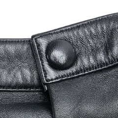 ルイ ヴィトン チェック ギャザー ブラウス サイズ:34 ブラック レッド マルチカラー ウール レザー レディース LOUIS VUITTON 【中古】