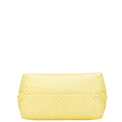 トリーバーチ ロゴ ポーチ コスメポーチ 小物入れ イエロー キャンバス レディース Tory Burch 【中古】