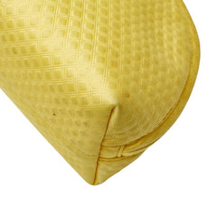 トリーバーチ ロゴ ポーチ コスメポーチ 小物入れ イエロー キャンバス レディース Tory Burch 【中古】