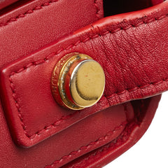 サンローラン 斜め掛け ショルダーバッグ 318025 レッド レザー レディース SAINT LAURENT 【中古】