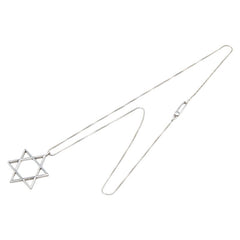 グッチ 六芒星 スター ヘキサグラム モチーフ ネックレス SV925 シルバー レディース GUCCI 【中古】