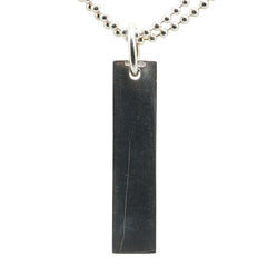 グッチ ロゴプレート ダブル ボールチェーン ネックレス SV925 シルバー レディース GUCCI 【中古】