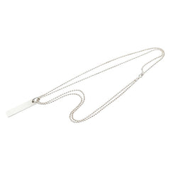 グッチ ロゴプレート ダブル ボールチェーン ネックレス SV925 シルバー レディース GUCCI 【中古】