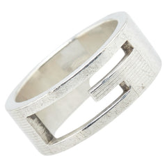 グッチ ブランデッドG リング 指輪 SV925 シルバー レディース GUCCI 【中古】