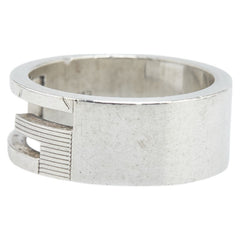 グッチ ブランデッドG リング 指輪 #13 SV925 シルバー レディース GUCCI 【中古】