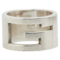 グッチ ブランデッドG リング 指輪 #11 SV925 シルバー レディース GUCCI 【中古】