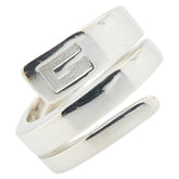 グッチ ロゴ スネーク リング 指輪 シルバー SV925 シルバー レディース GUCCI 【中古】