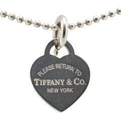 ティファニー リターン トゥ ティファニー ハートタグ ネックレス SV925 シルバー レディース TIFFANY&Co. 【中古】