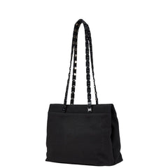 サルヴァトーレフェラガモ ヴァラ ハンドバッグ ショルダーバッグ ブラック ナイロン キャンバス レディース Salvatore Ferragamo 【中古】