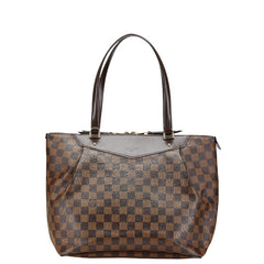 ルイ ヴィトン ダミエ ウェストミンスターGM ショルダーバッグ N41103 ブラウン PVC レザー レディース LOUIS VUITTON 【中古】