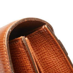 バーバリー ノバチェック セカンドバッグ ブラウン レザー レディース BURBERRY 【中古】