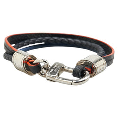 ルイ ヴィトン ブラスレ LVトレブル ブレスレット M6423E ブラック マルチカラー レザー メタル レディース LOUIS VUITTON 【中古】