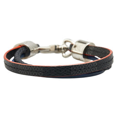 ルイ ヴィトン ブラスレ LVトレブル ブレスレット M6423E ブラック マルチカラー レザー メタル レディース LOUIS VUITTON 【中古】