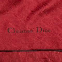 ディオール トロッター スカーフ レッド レディース Dior 【中古】