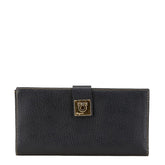 サルヴァトーレフェラガモ ガンチーニ 長財布 IY-22 1283 ブラック レザー レディース Salvatore Ferragamo 【中古】